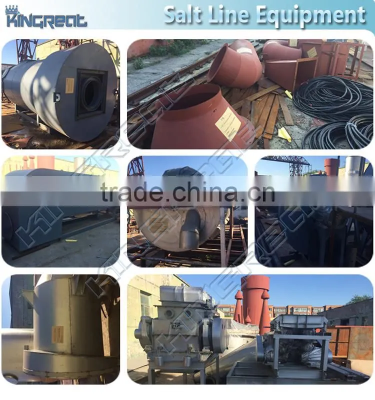 Various capacity turnkey sea salt production line from raw salt to packing