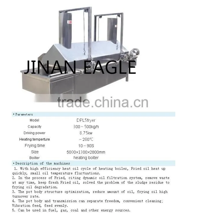 stainless steel banana chips continous fryer price