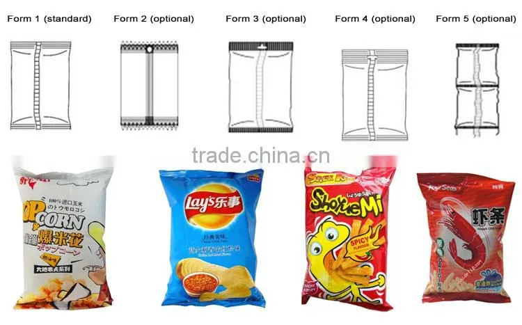 ZV-320B Automatic Potato Crisps Packaging Machine