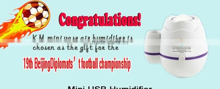 Creative water drop type air freshener ultrasonic humidifier