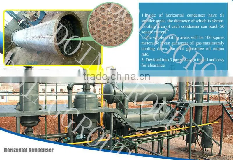 New invention waste oil refining machine for waste or crude heavy oil to diesel