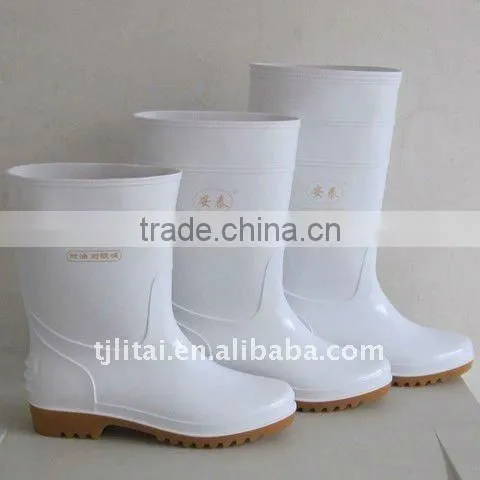 2016 Cheap Waterproof Oil Resistant PVC Boots Industrial PVC Rain Boot