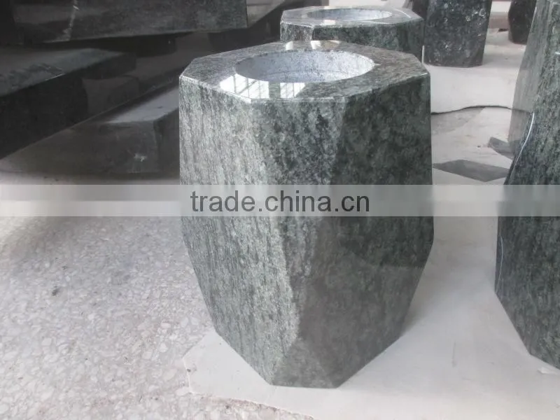 Granite Flower Vases for Tombstones