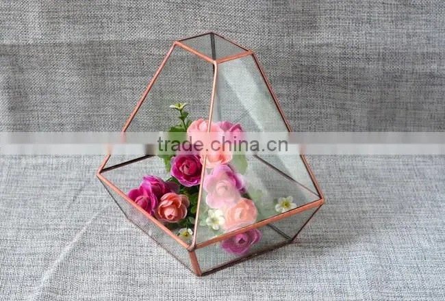 Indoor plant glass terrarium wholesale home decor handicraft