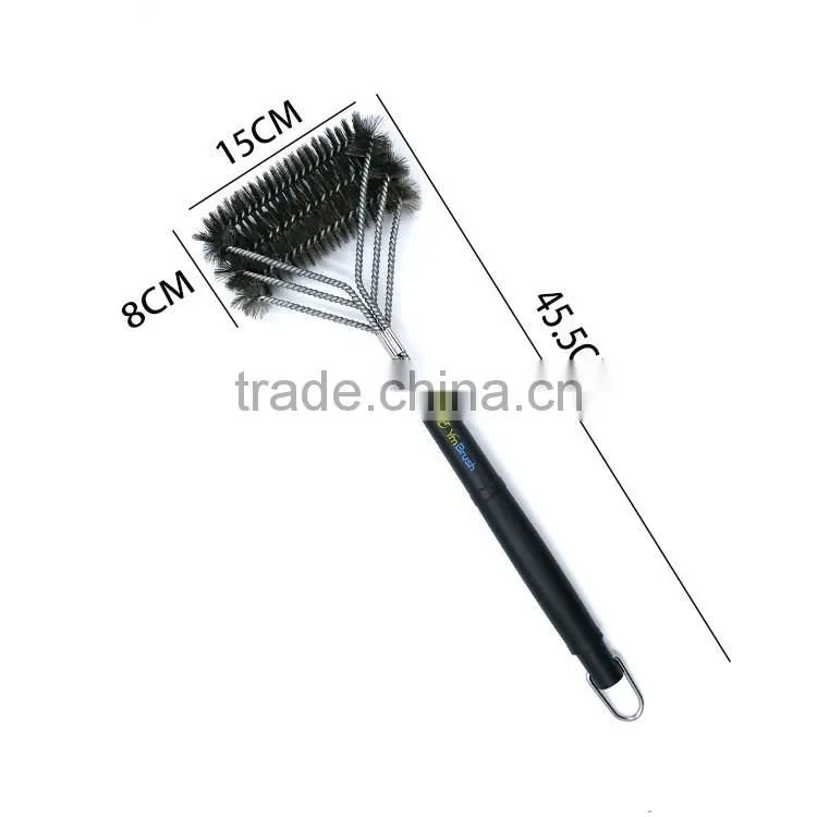 18 inch Steel wire grill brush, Stainless steel cleaning brush mat