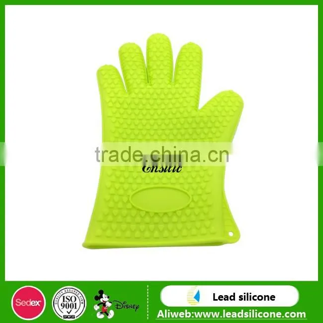 Cosmetic Colorful Kitchen Silicone Insulated gloves