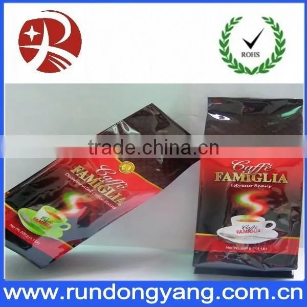2L bottom gusset stand up coffee bags