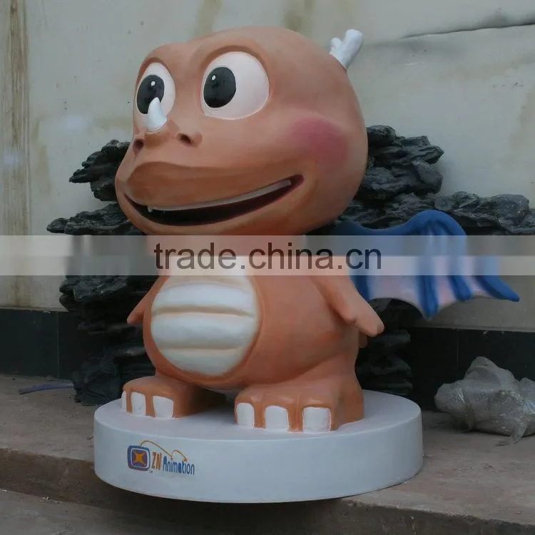 Fiberglass animal cartoon mascot