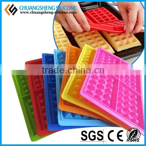 High temperture bared silicone cake mold