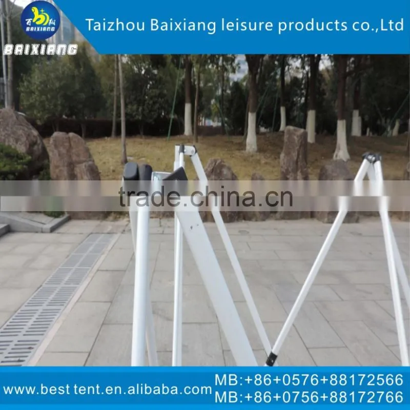 hot wholesale steel 10*10ft of family white pop up tent