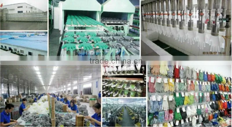 DDSAFETY 2017 Cow Split Rigger With Strip Cotton Back Knit Wrist Safety Gloves