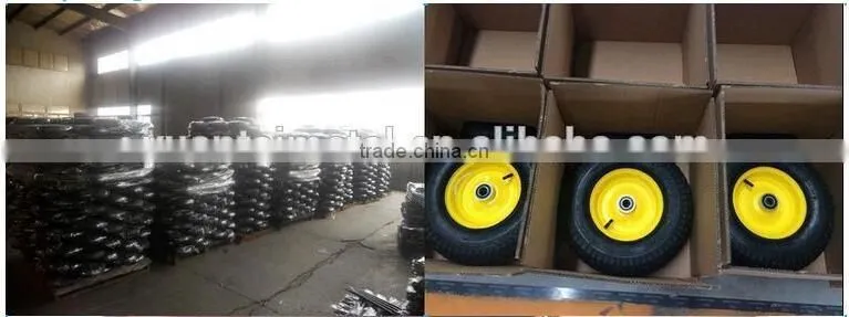 steel rim 8x2.50-4 flat free pu foam wheel