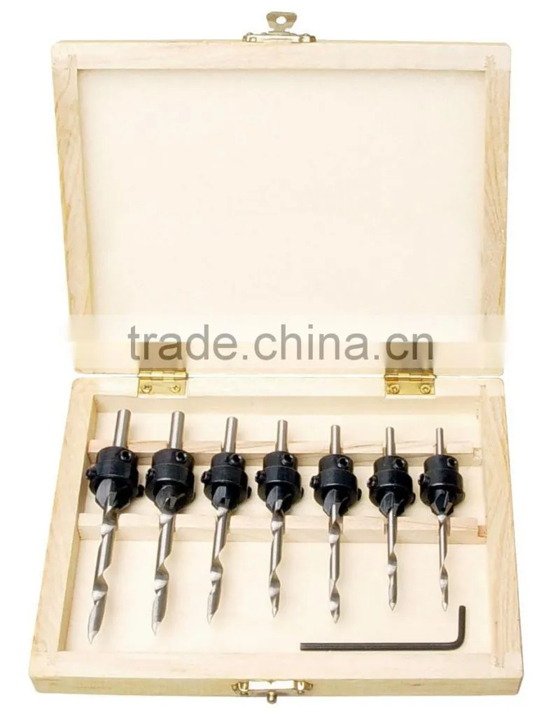 22pc Countersink Drill Bit