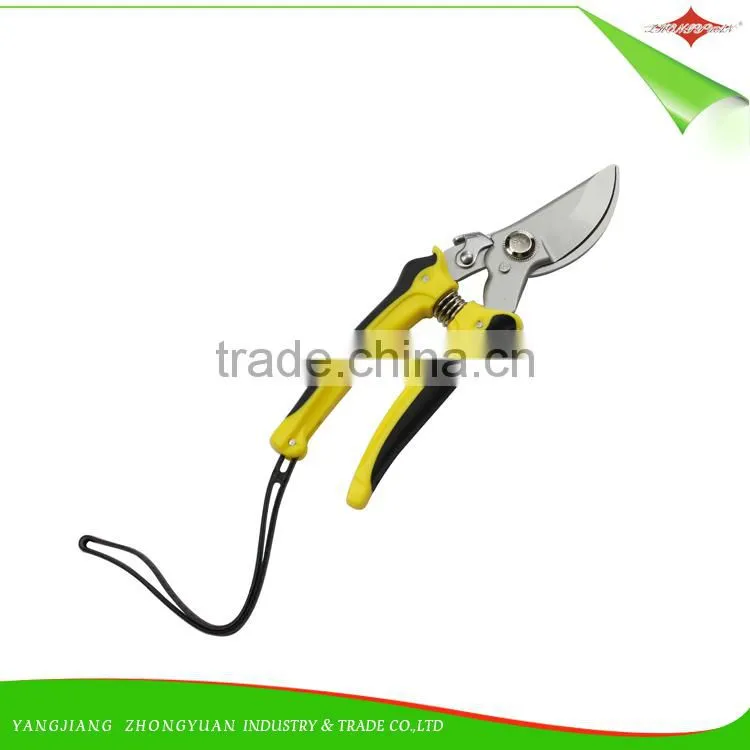7.5 Inches Stainless Steel Garden Scissors/Pruner with PP+TPR Handle
