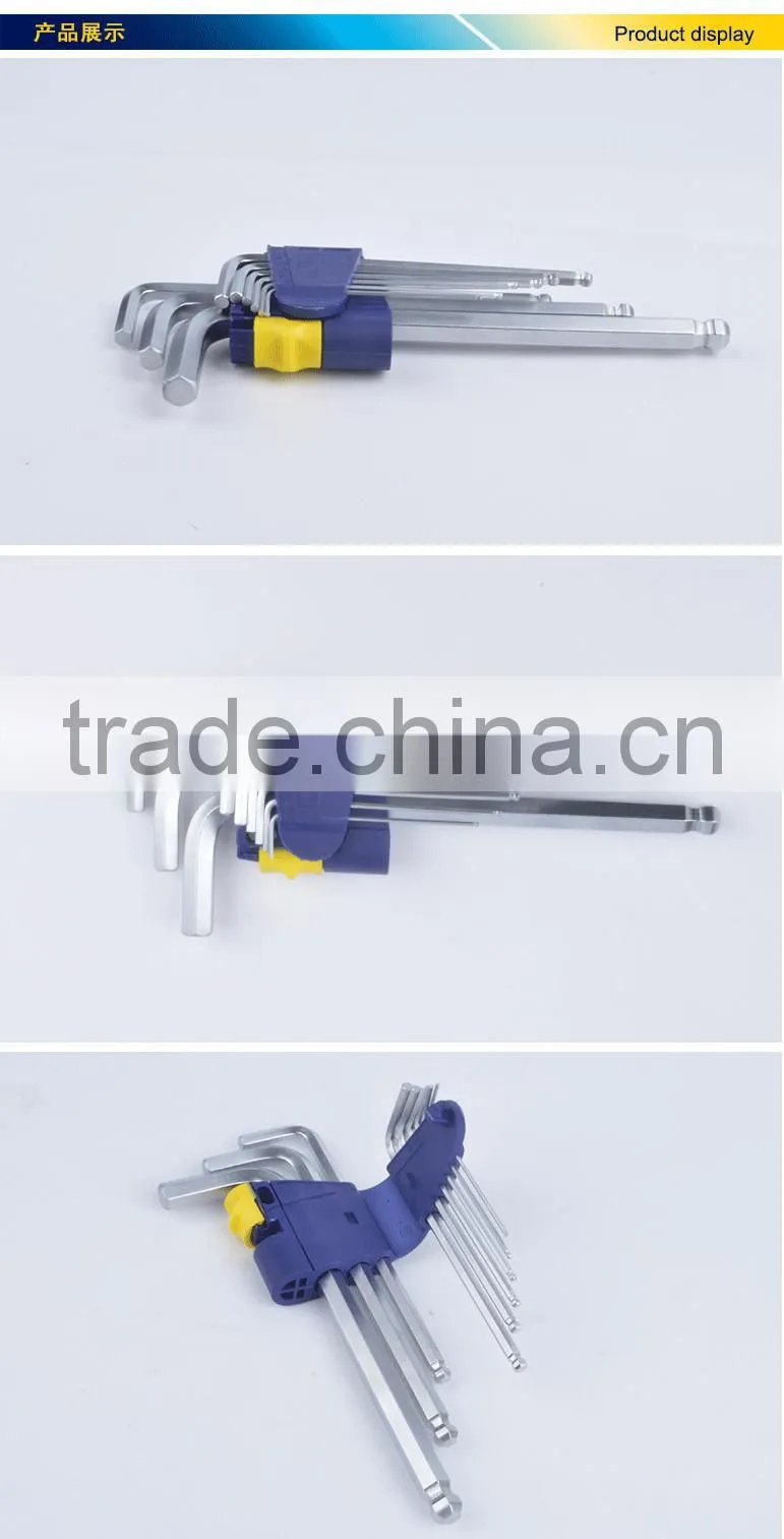 CR-V ball pein hex key sockets wrench set,hex sockets set,CR-V socket wrench set