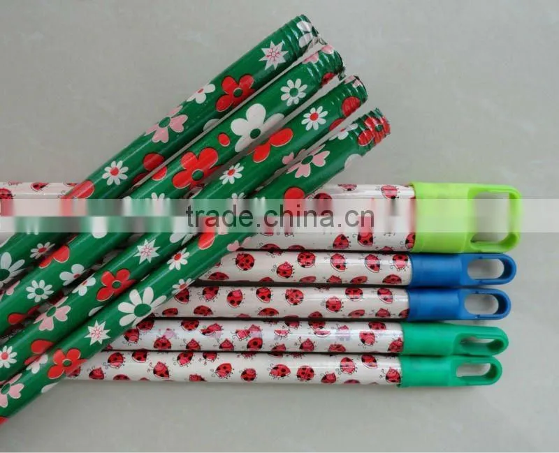 PVC coated wooden mop pole