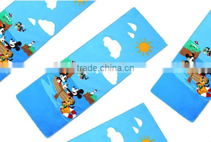 reactive printed micro fibre sports towel , gym sport towel antibacterial