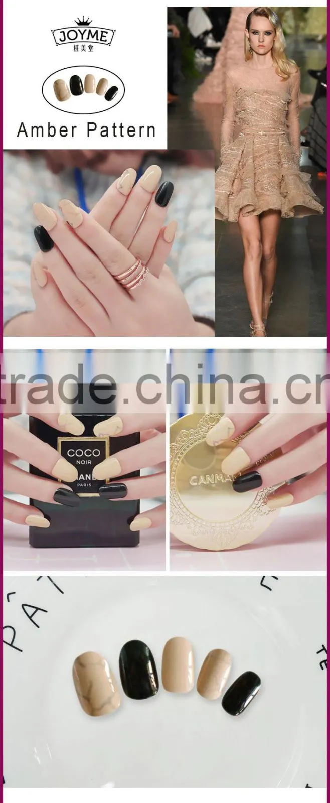 BEST quality nature elegant false nail tips for makeup