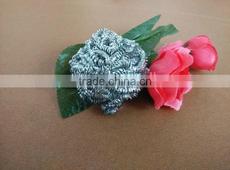 Cheaper kitchen cleaning scourer stainless steel scourer
