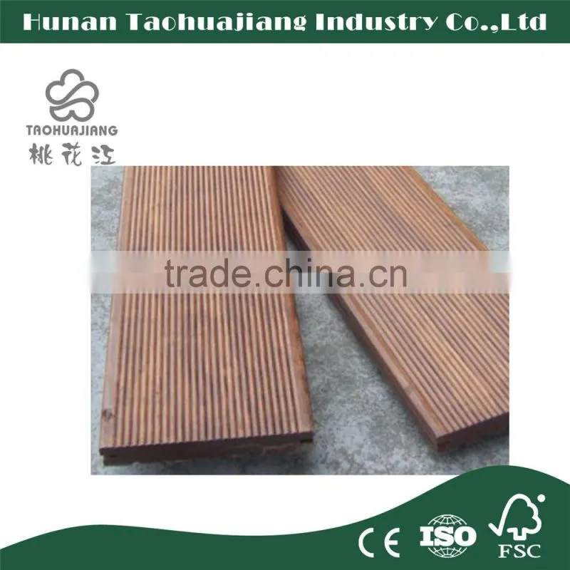 Carbonized Outdoor Decking Floor with Small ripple