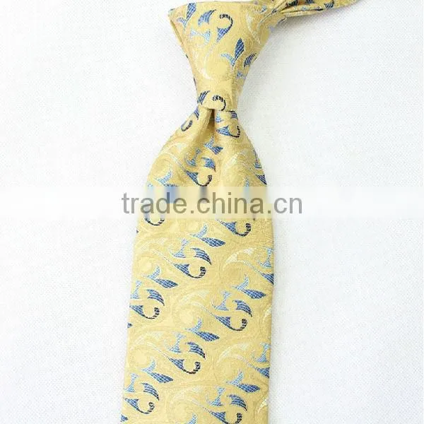 HD-7T66 High quality handmade Silk woven seven fold neck tie