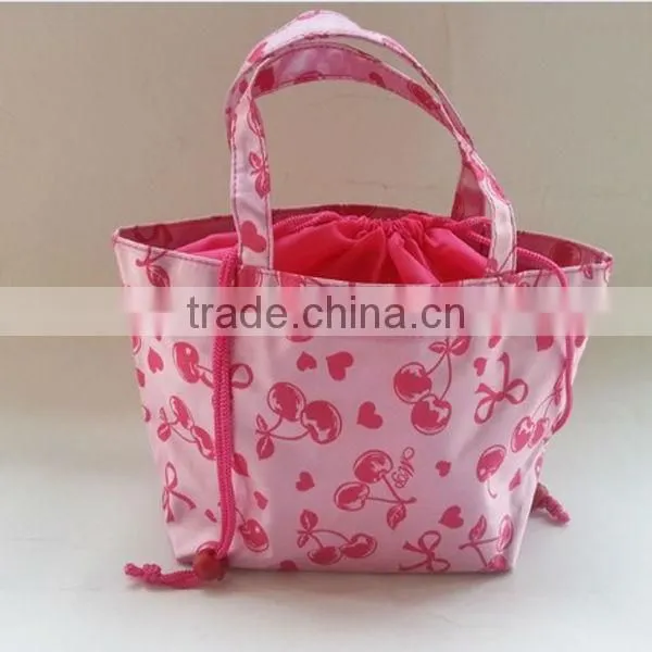 polyester cheap foldable reusable shopping bag