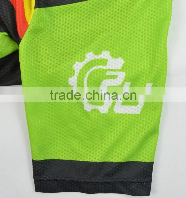 New arrival 2017 plus size breathable coolmax cycling jersey for club/event