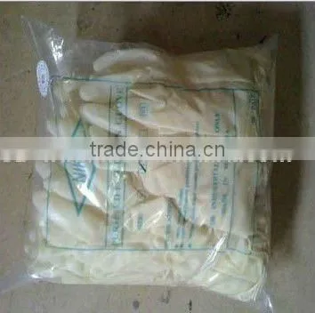 Disposable powder free or powdered medical latex glove