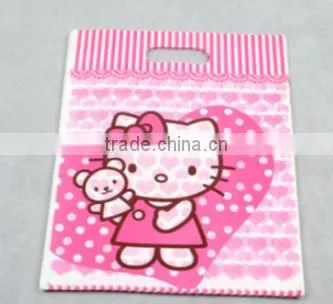 Die cut handle bag