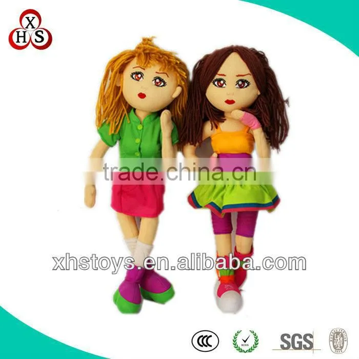 Shenzhen Factory Custom Plush Girl Keychain Designed