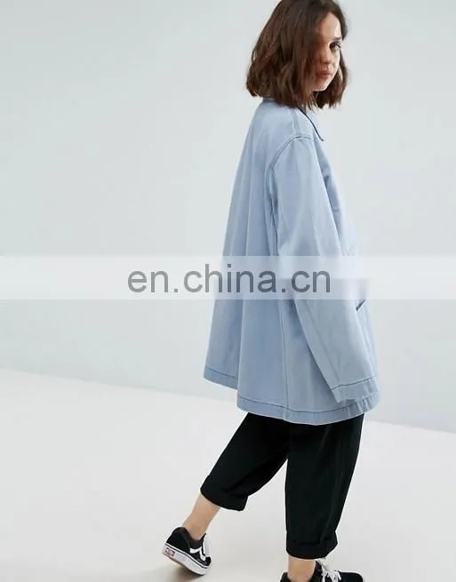 Gold Supplier Dust Coat Button Shoulder Two Pocket OEM Chinese Winter Coat