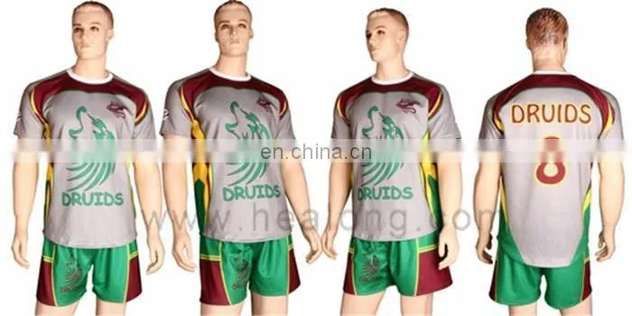 Healong Custom Design Digital Vintage Indian Rugby Shirt