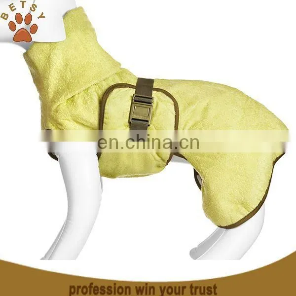 cute absorbent Dog towel and dog bathrobe coat