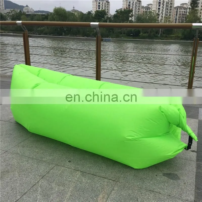 Fast Inflatable Sofa Sleeping Bag Outdoor Air Sleep Sofa Couch Portable Furniture Sleeping Hangout Lounger Inflate Air Bed F842