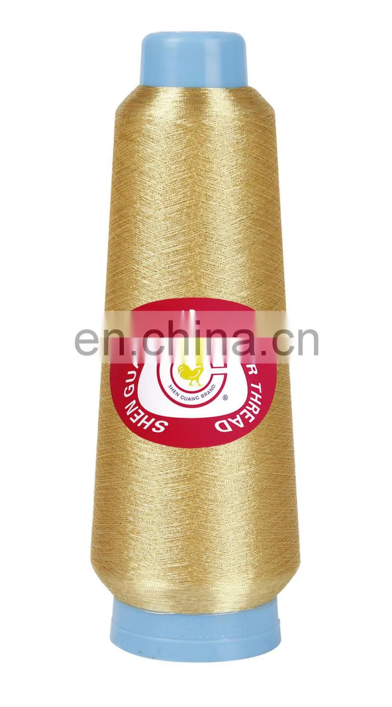 Pure silver metallic thread for garment