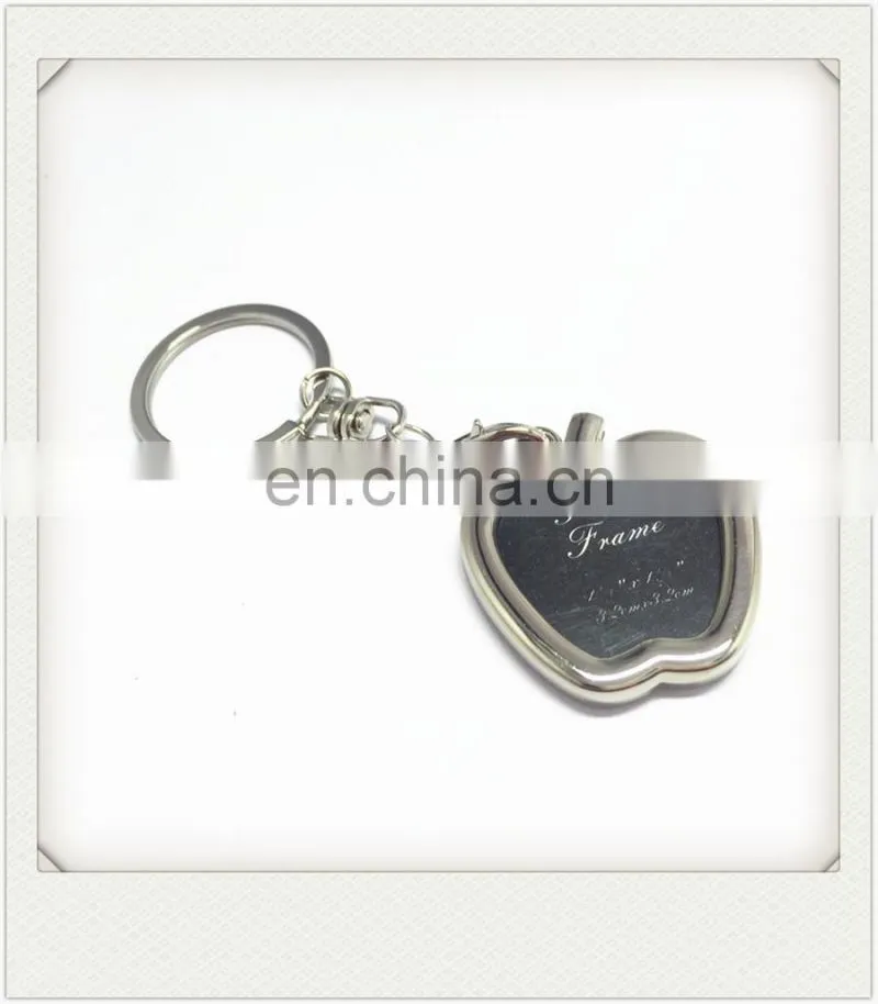 apple shape promotional Metal beautiful key chain