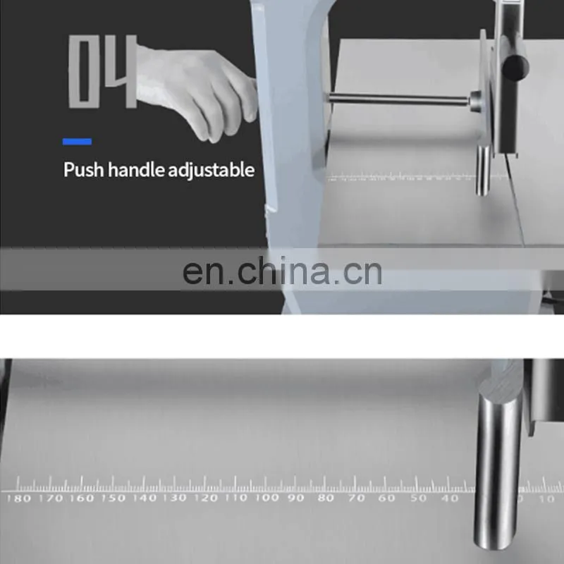 Electric commercial band saw frozen fish meat cutting machine / kitchen equipment bone saw/ portable meat saw machine