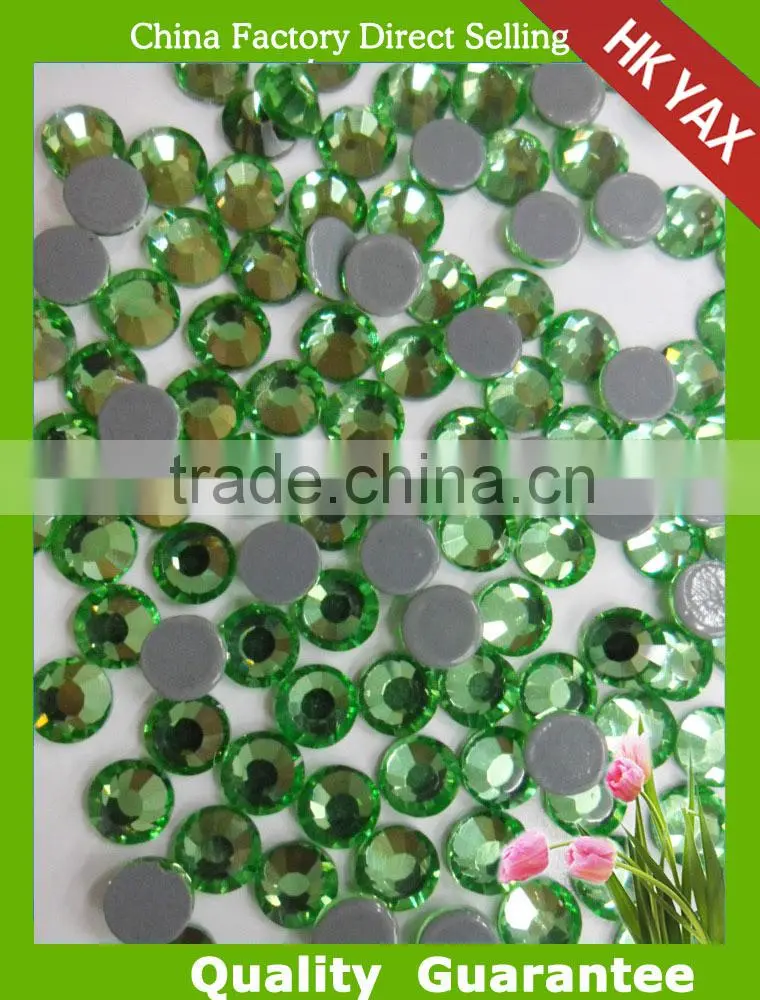 high quality Peridot swainstone transfer pedreria;china factory pedreria heat transfer;clear heat transfer pedreria