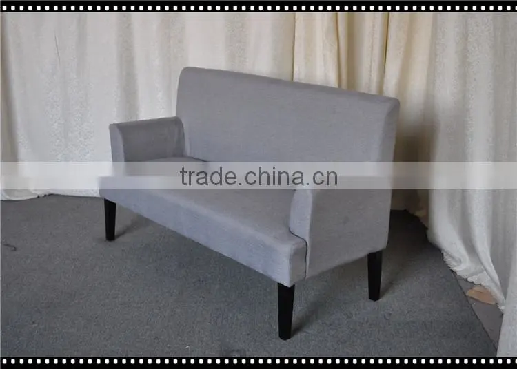 Hotel single sofa chair/armchair with ottoman with stool
