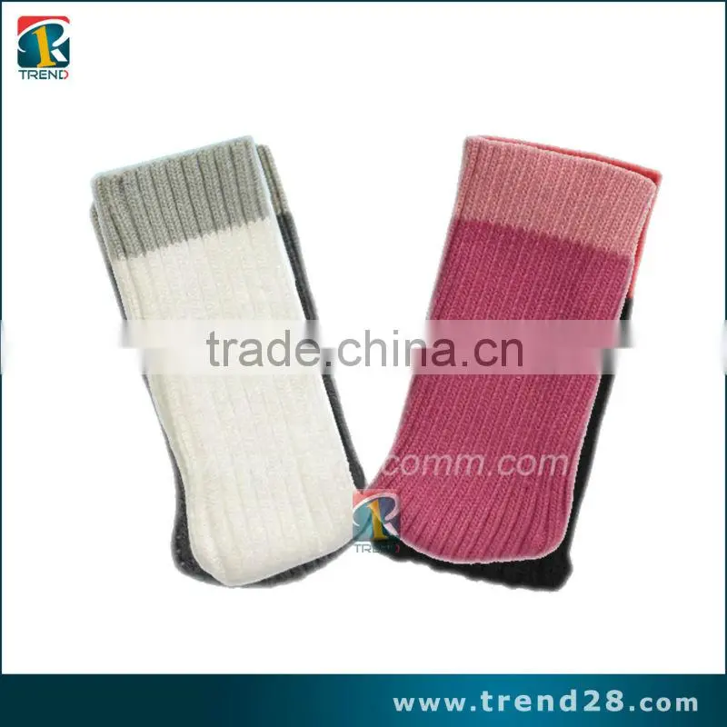 Colorful knitted cell phone sock case