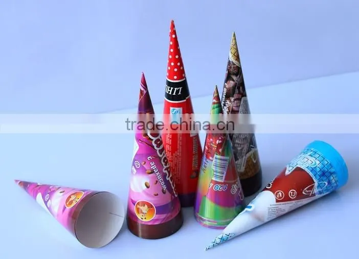 Ice cream paper cone sleeve forming machine