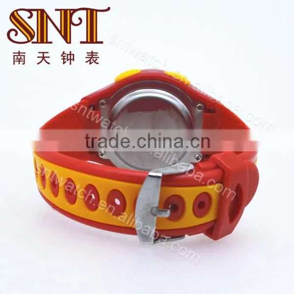 Hot sale plastic LCD watch water resistant watch