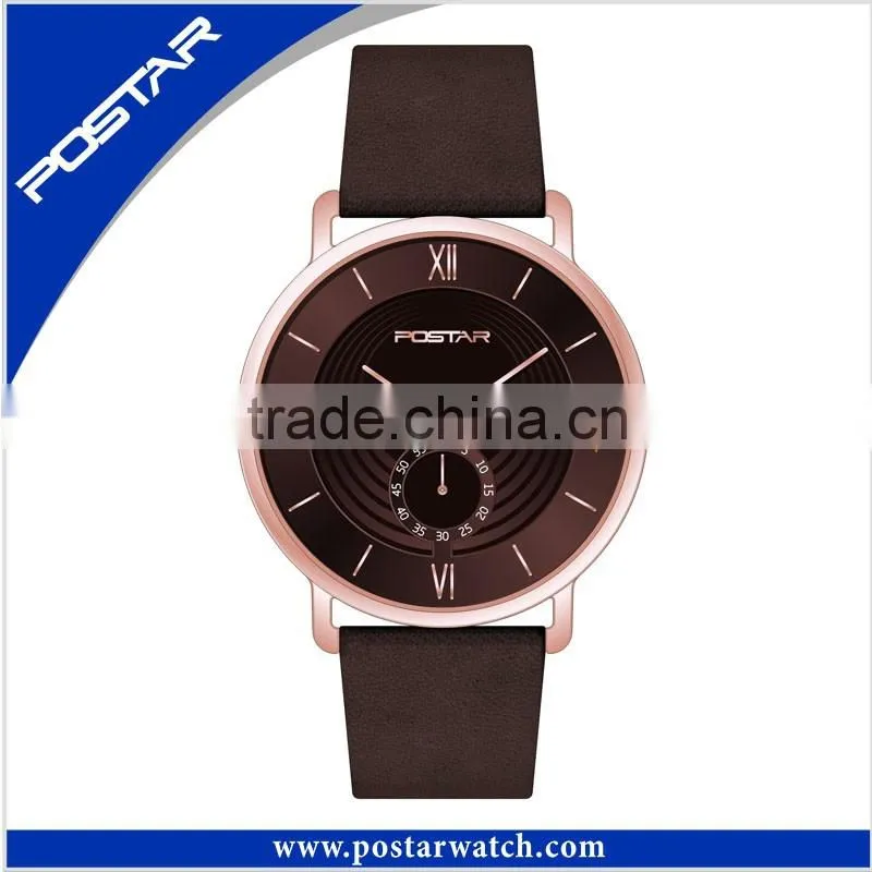 Unisex Metal Case Sapphire Watch With Custom Logo