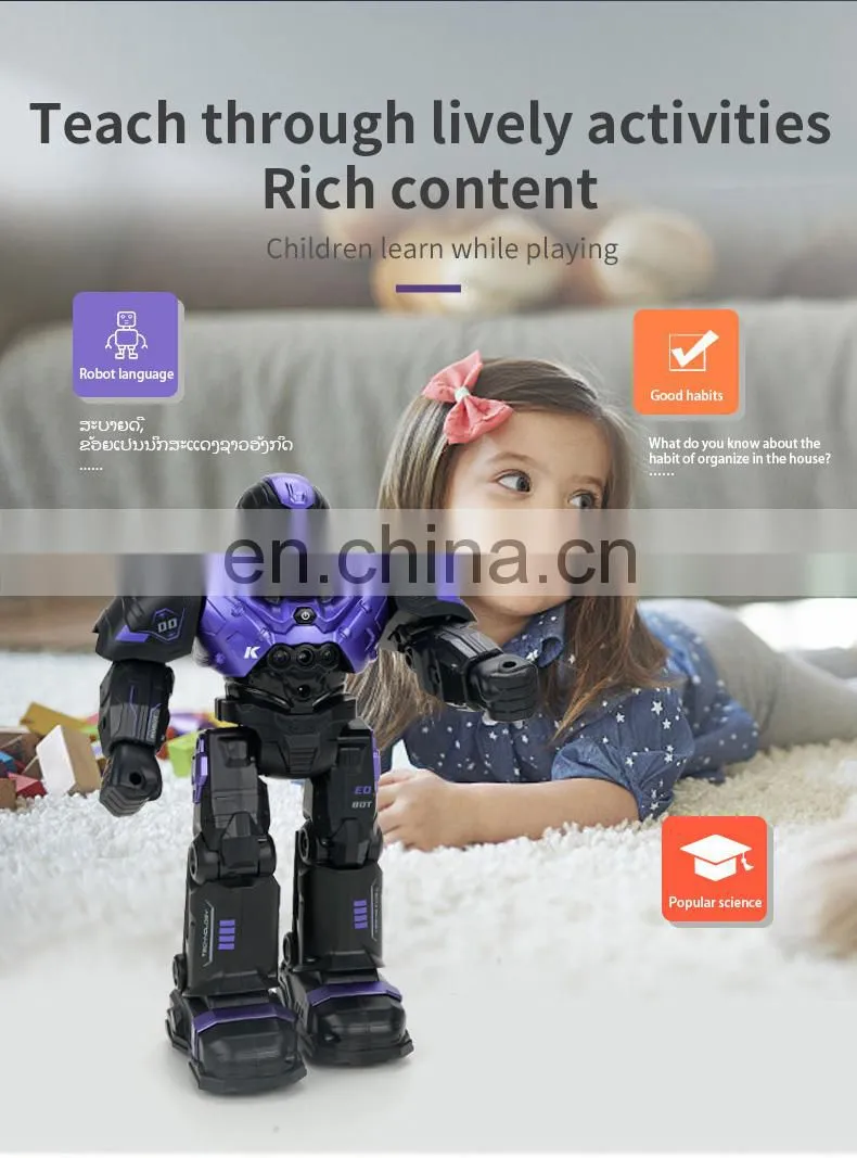Original Jjrc R20 Smart Intelligent Rc Robot Infrared Sensor 2.4G Wireless Remote Control Programming Robot Model Boy Toys