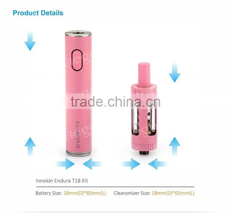 100% Authentic Innokin Endura T18 Kit with 1000mAh Wholesale Elego Stock