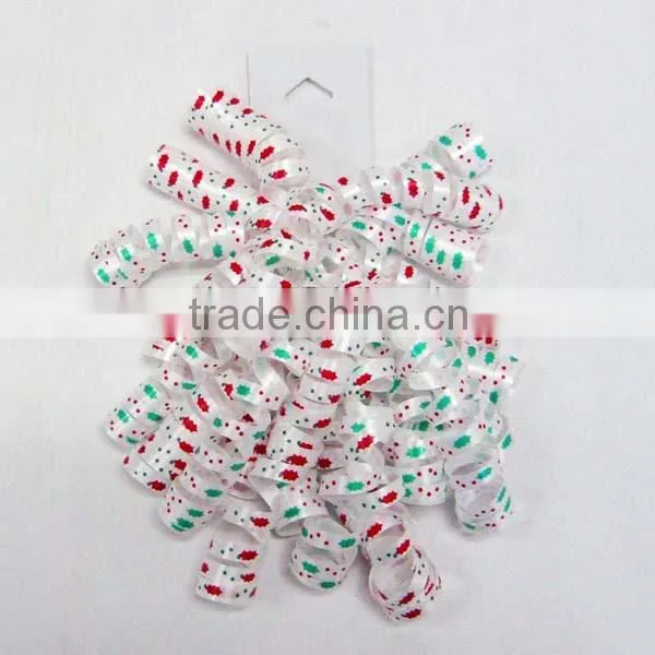 Curly Ribbon Bow/Curling Bow/Wrapping Curlied Bow for Wine Bottle Neck Decorate