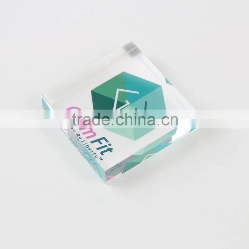 Acrylic Logo Block Glass Block Acrylic Nameplates Signage Customize