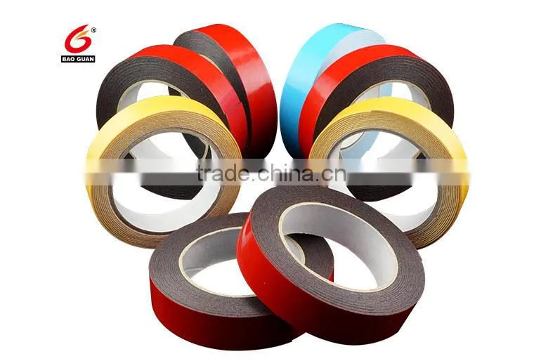 Double Sided PE/EVA Foam Tape Adheisve Tape For Corton Sealing