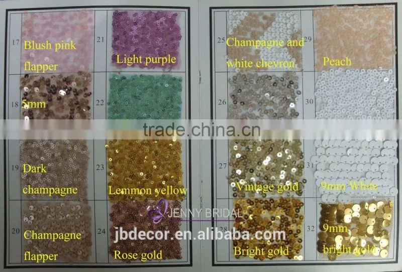 SQN#24 wholesale 132" round champagne rose gold sequin table cloth