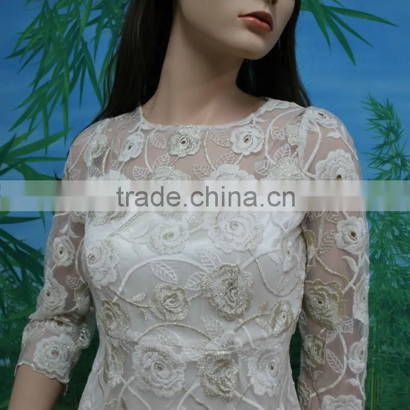 elegant long sleeve lace dress patterns wholesale 2013
